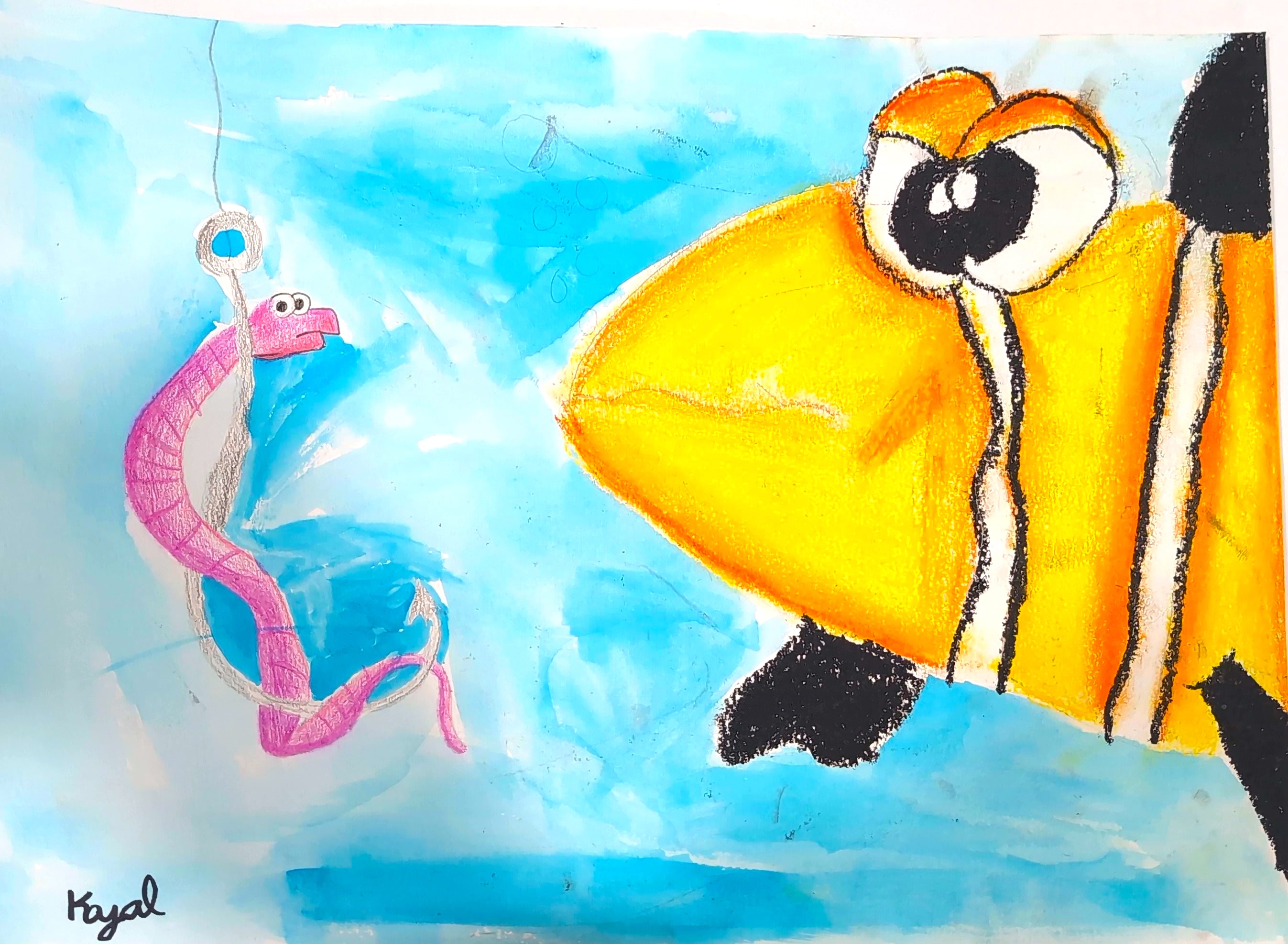 A Scared Worm's Life